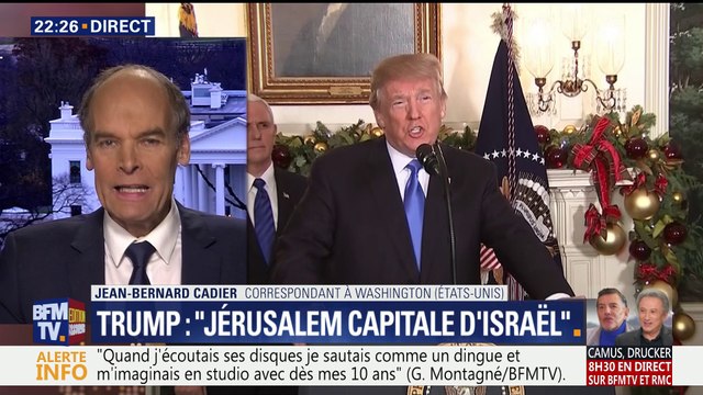 Donald Trump reconnaît Jérusalem comme capitale d'Israël