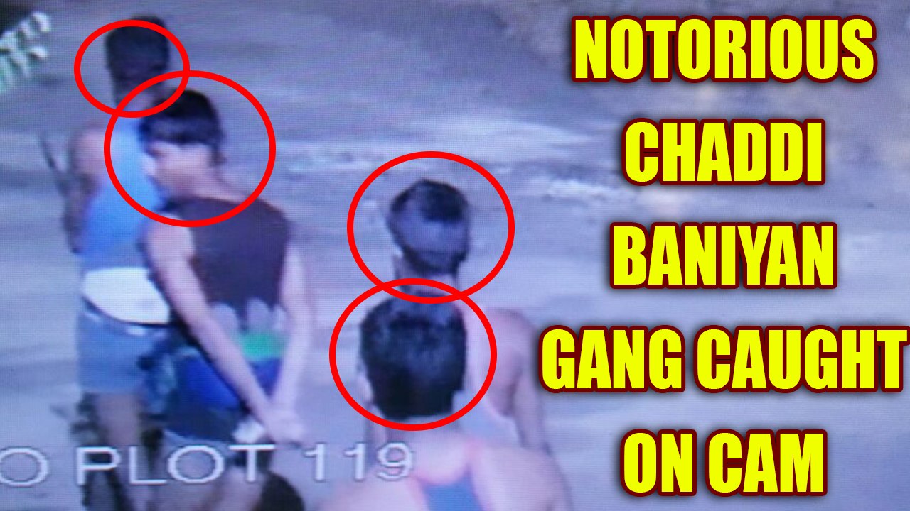 Notorious 'Chaddibaniyan gang' caught on camera, police releases CCTV