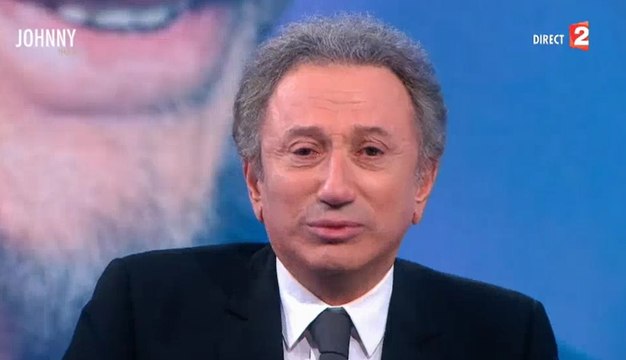Michel Drucker en larmes pour rendre hommage à Johnny Hallyday