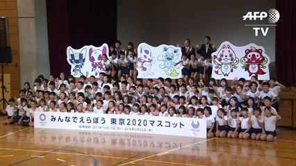 Tokyo 2020 unveil bug-eyed Olympic mascot hopefuls