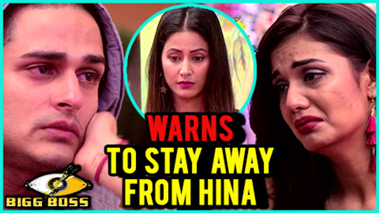 Divya Agarwal WARNS Priyank Sharma To STAY AWAY From Hina Khan | DIVYANK | Bigg Boss 11