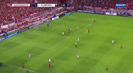 Maximiliano Meza (Independiente) goal vs. Flamengo ([2]-1)