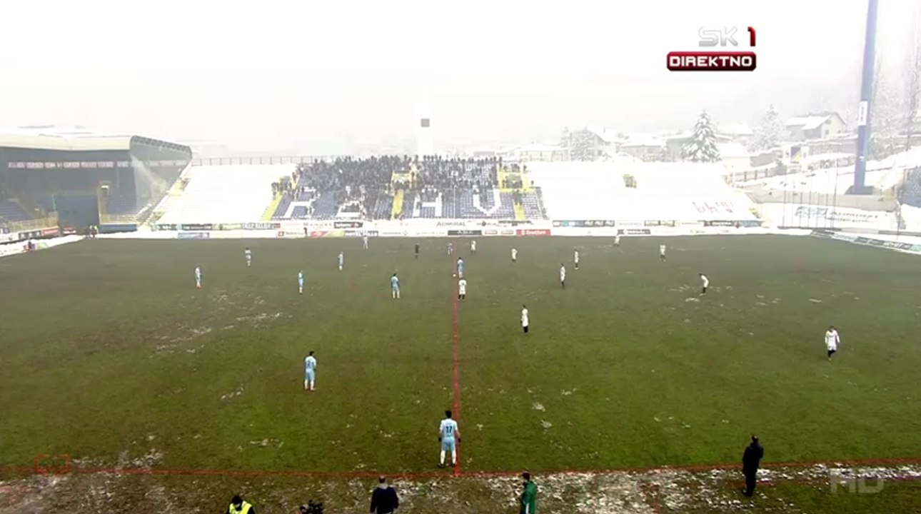 FK Željezničar - NK Široki Brijeg / Istočna tribina
