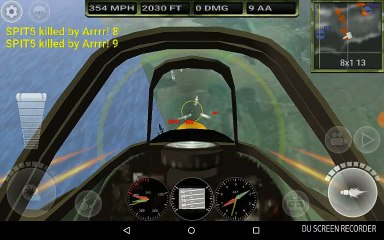 Fighter Wing 2 Spit V vs 12 Spit V furball