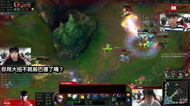 [Faker 中文] Faker單排遇上全隊SKT 被路人吊打了啦xD LoL英雄聯盟