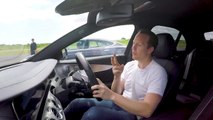 Tesla Model S P100D vs Merc-AMG E63 S - Drag Races - Top Gear