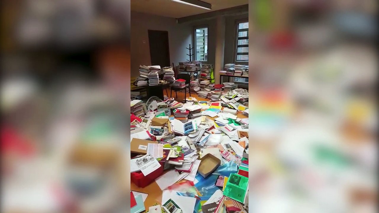 Le collège Saint-François d'Assises de Tubize saccagé !