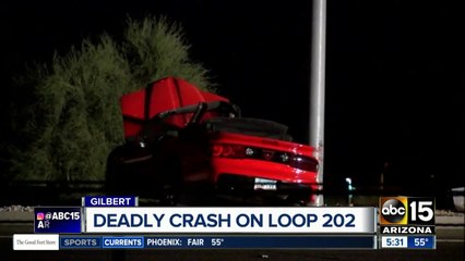 Driver killed in crash on L-202 Santan at Gilbert Road
