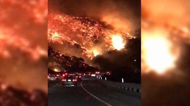 Los Angeles menacée par un incendie géant : 200.000 personnes évacuées