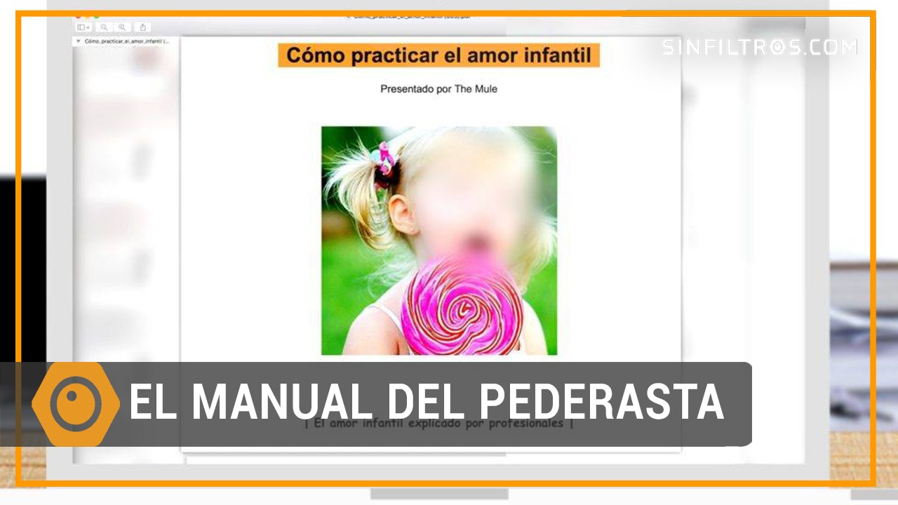 Manual para pederastas | Sinfiltros.com