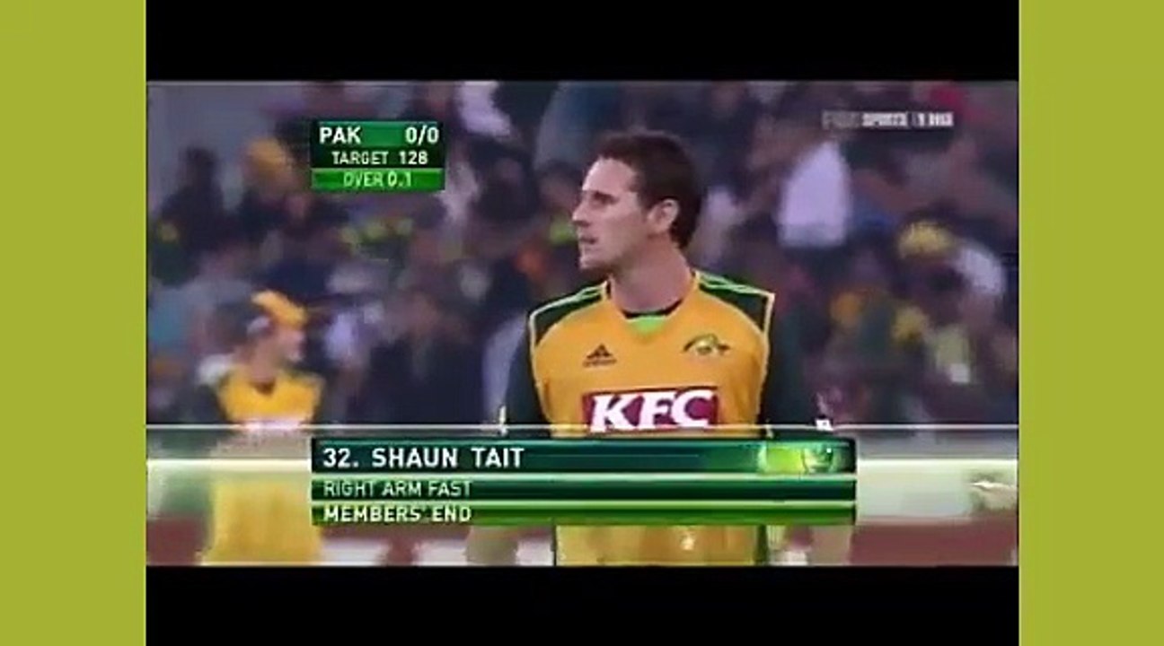 Very Fast spell by Shaun Tait against Pakistan