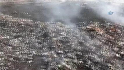 Aksaray'da 250 Bin Paket Kaçak Sigara Yakılarak İmha Edildi