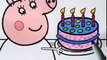 Свинка Пеппа и ее Друзья День Рождения Видео для Детей с Цветными Маркерами