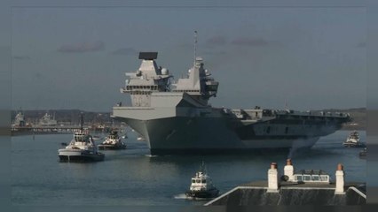 HMS Queen Elizabeth: Britain's biggest aircraft carrier commissioned into service