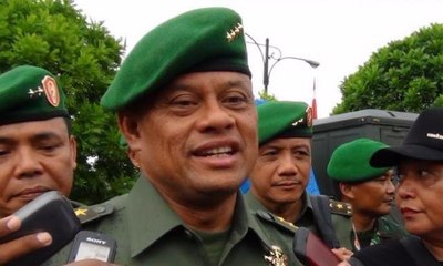 Panglima TNI Pamit ke Prajurit Kostrad