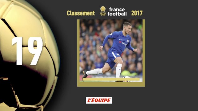 Foot - Ballon d'Or 2017 : Eden Hazard 19e