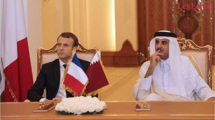 Macron signe une rafale de contrats au Qatar