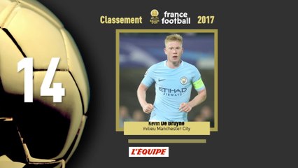 Foot - Ballon d'Or 2017 : Kevin de Bruyne 14e