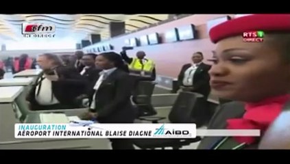 INAUGURATION DE L' AIBD - L' arrivé du président MACKY SALL