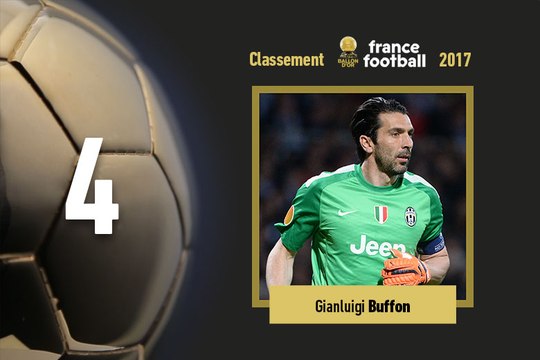 Foot - Ballon d'Or 2017 : Gianluigi Buffon 4e