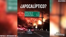 Las apocalípticas imágenes que han dejado los devastadores incendios en California