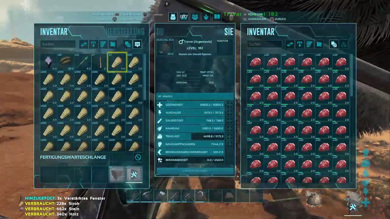 DonAleszandro ARK Survival «-Aufbau einer Zivilisation in der Haupt Basis-» (449)