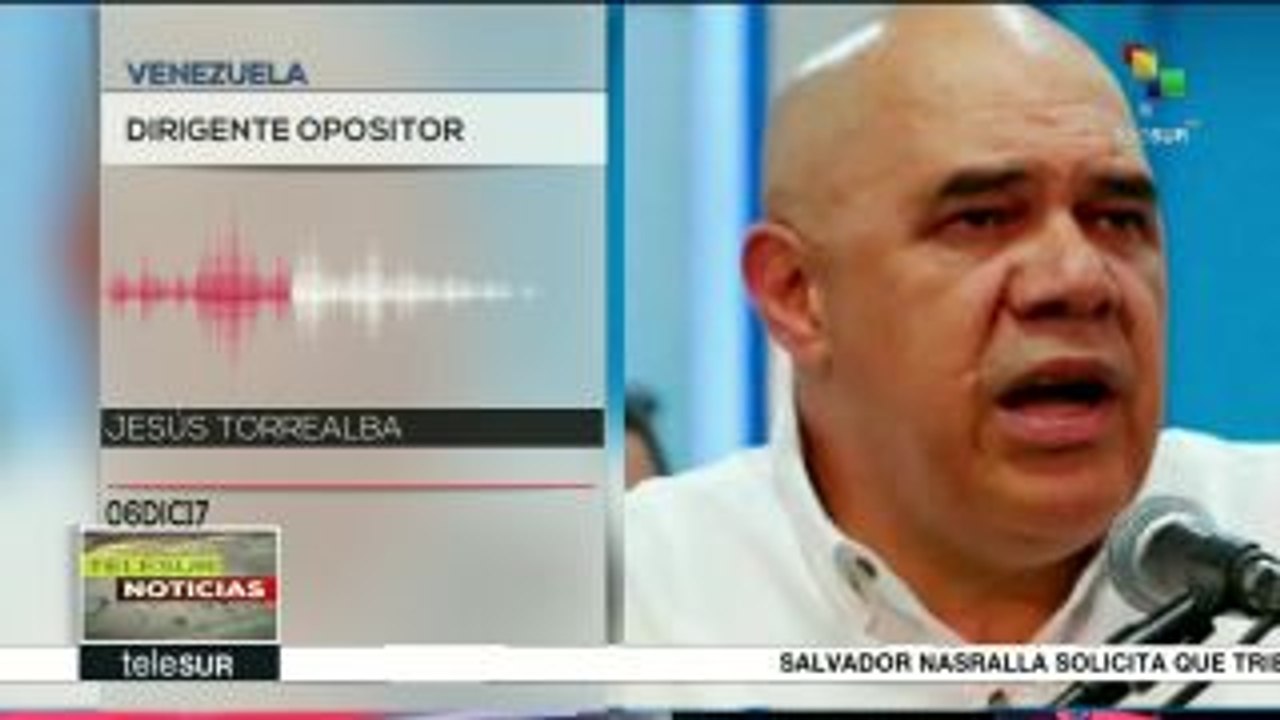 Venezuela: Jesús Torrealba reconoce fortalecimiento político de Maduro