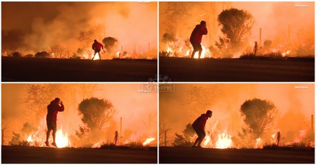 Desespero de jovem ao salvar coelho do fogo está a comover milhares de internautas