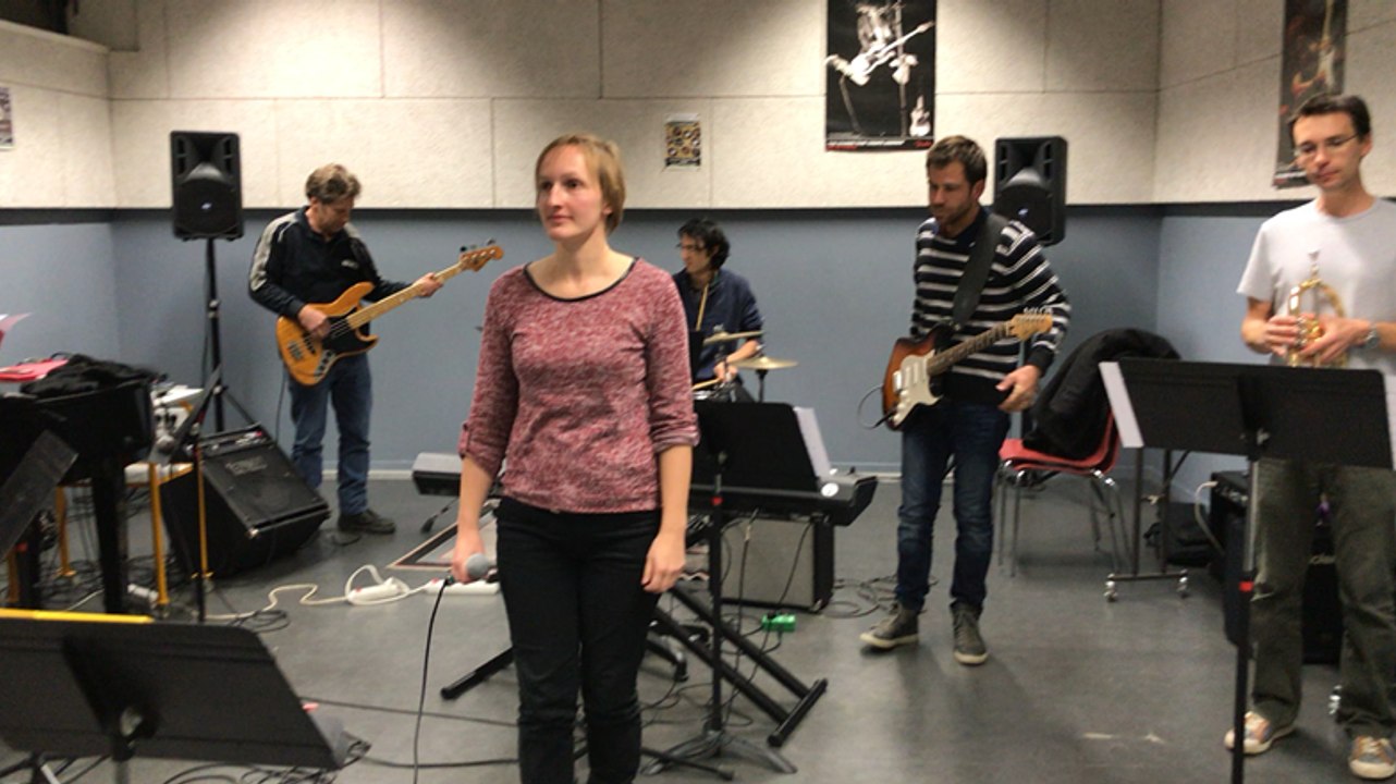 Le groupe Jazz et musiques actuelles répète pour la semaine musicale