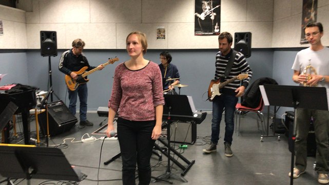 Le groupe Jazz et musiques actuelles répète pour la semaine musicale