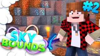 OVERPOWERED MINING! - SKYBOUNDS ISLAND #2 (Minecraft SkyBlock SMP)