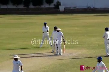 HBL captain Ahmad Shahzad teasing SNGPL bowler