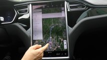 [한국에서 테슬라 타기] Tesla Model S Review 4_센터스크린과 클러스터 화면/내비게이션/UI