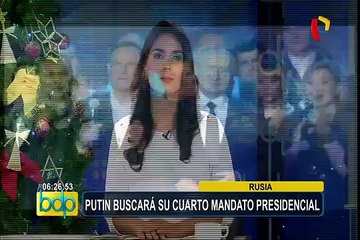 Vladimir Putin buscará cuarto mandato presidencial en Rusia