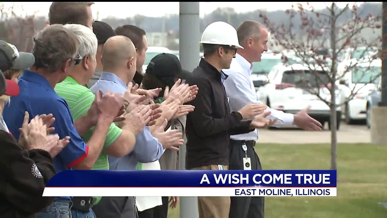 Boy Battling Cancer Gets Red Carpet Treatment at John Deere Factory