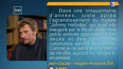 En 2006, Johnny Hallyday jugeait "pas terrible" l'idée de funérailles nationales