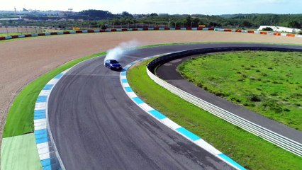 The new BMW M5 Driving at Estoril Circuit