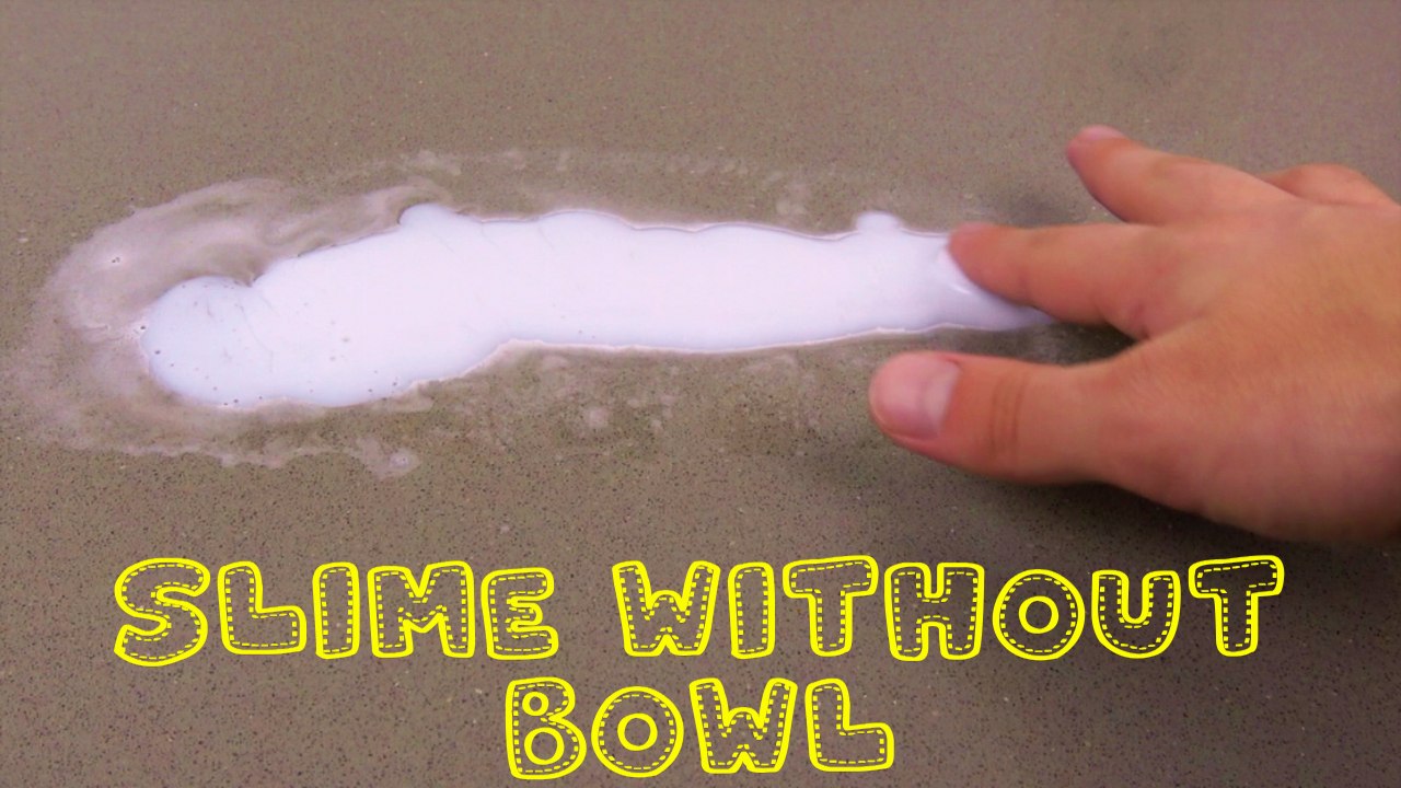 How to make Slime Without a bowl