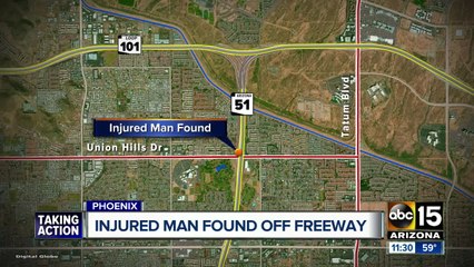 DPS trying to identify injured man on State Route 51