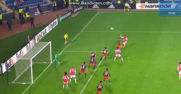 Raul Silva Goal - Istanbul 1-1 Braga 07.12.2017