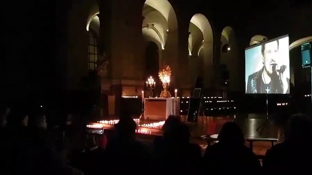 Veillées de prières pour Johnny Hallyday - Église Saint-Roch de Paris