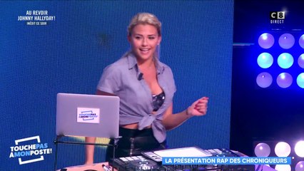 Kelly Vedovelli met un râteau en chanson à Maxime Guény