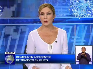 Disminuyen accidentes de tránsito en Quito