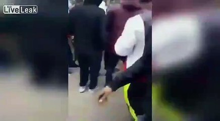 car runs over people during cars racing ( Algeria )