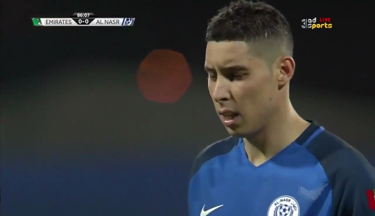 هدف عبد العزيز برادة في مرمى نادي الامارات الاماراتي