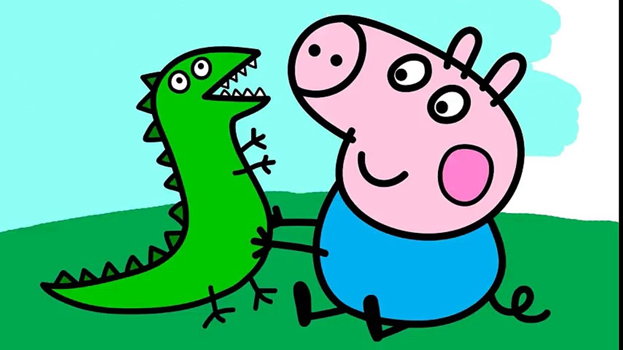 Джордж и Динозавр Свинка Пеппа - Видео для Детей Peppa Pig George and Dinosaur