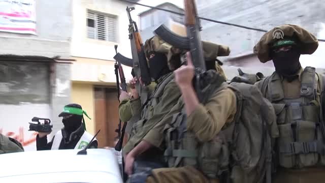 Kassam Tugayları, Trump'ın Kudüs Kararını Askeri Geçitle Protesto Etti