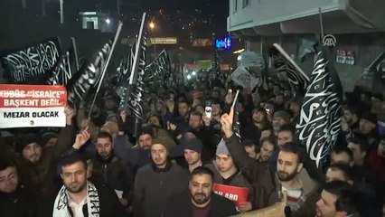 ABD'nin Kudüs'ü İsrail'in Başkenti Olarak Tanıma Planına Tepkiler - İstanbul