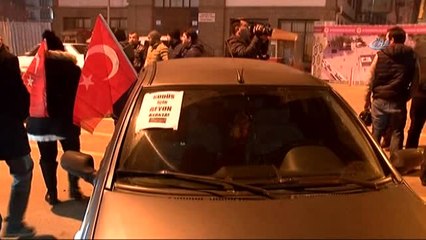 Afyonkarahisar'da Kudüs İçin Araç Konvoyu Oluşturuldu