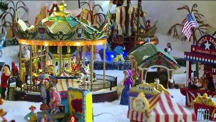 Kansas Woman Turns Her Home into Massive Christmas Village